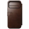 NOMAD pokrowiec case etui z klapką iPhone 17 Pro Max MagSafe skóra Horween (rustic brown)