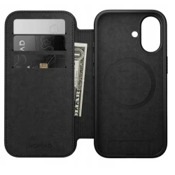 NOMAD pokrowiec case etui z klapką iPhone 17 MagSafe skóra naturalna (brown)