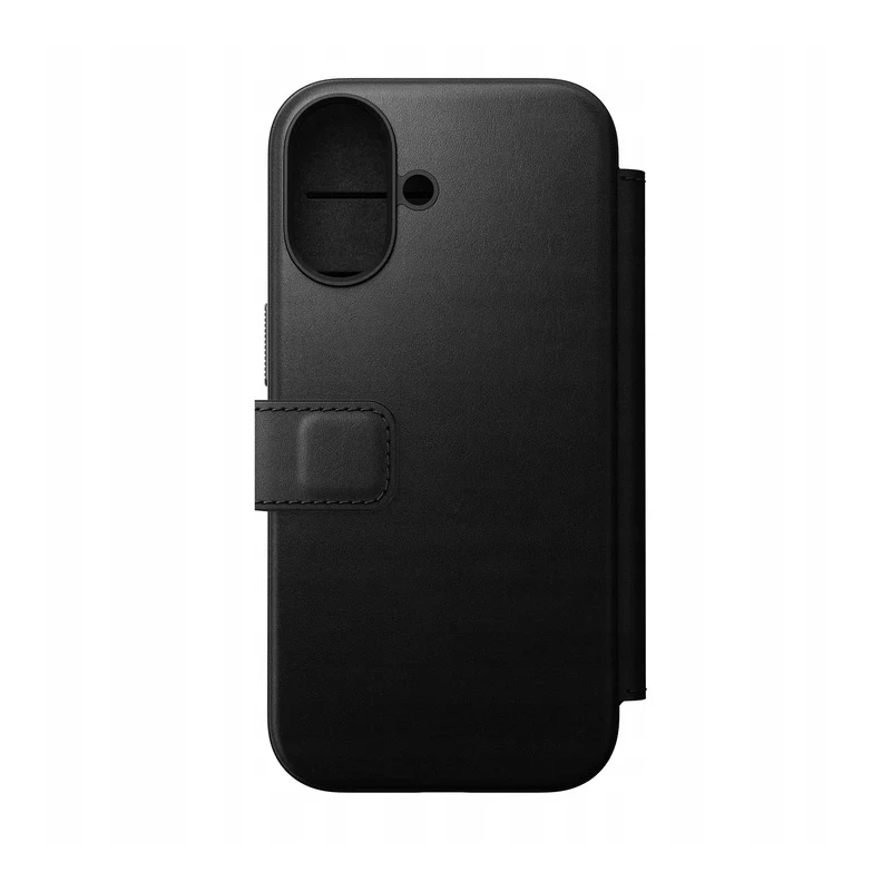 NOMAD Modern Leather Folio - skórzane etui do iPhone 17 kompatybilne z MagSafe (black)