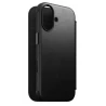 NOMAD pokrowiec case etui z klapką iPhone 17 MagSafe skóra naturalna (black)