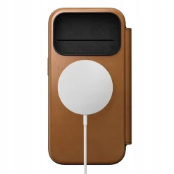 NOMAD pokrowiec case etui z klapką iPhone 17 Pro MagSafe skóra naturalna (english tan-c)