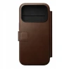 NOMAD pokrowiec case etui z klapką iPhone 17 ProMax MagSafe skóra naturalna (brown)