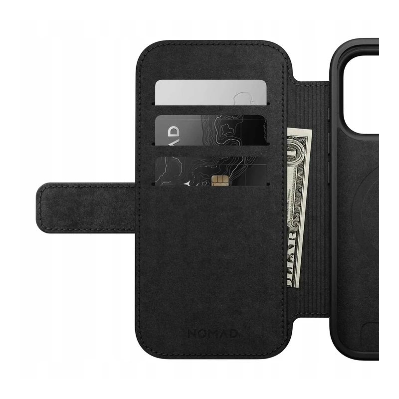 NOMAD pokrowiec case etui z klapką iPhone 17 ProMax MagSafe skóra naturalna (brown)