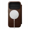 NOMAD pokrowiec case etui z klapką iPhone 17 ProMax MagSafe skóra naturalna (brown)