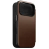NOMAD pokrowiec case etui z klapką iPhone 17 ProMax MagSafe skóra naturalna (brown)