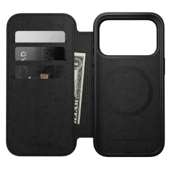 NOMAD pokrowiec case etui z klapką iPhone 17 ProMax MagSafe skóra naturalna (brown)