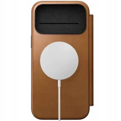 NOMAD pokrowiec case etui z klapką iPhone 17 ProMax MagSafe skóra naturalna (english tan-c)