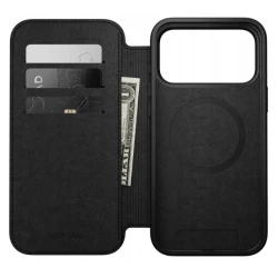 NOMAD pokrowiec case etui z klapką iPhone 17 ProMax MagSafe skóra naturalna (english tan-c)