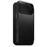NOMAD pokrowiec case etui z klapką iPhone 17 ProMax MagSafe skóra naturalna (black)