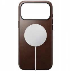 NOMAD plecki case etui iPhone 17 Pro MagSafe naturalna skóra Horween (rustic brown)