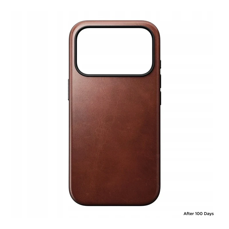 NOMAD Modern Leather Case - skórzane etui do iPhone 17 Pro kompatybilne z MagSafe  skóra Horween (olde dublin)