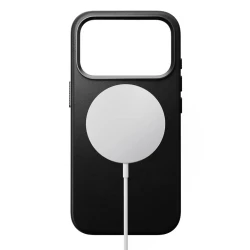 NOMAD Leather case plecki etui obudowa iPhone 17Pro MagSafe skóra naturalna (black)