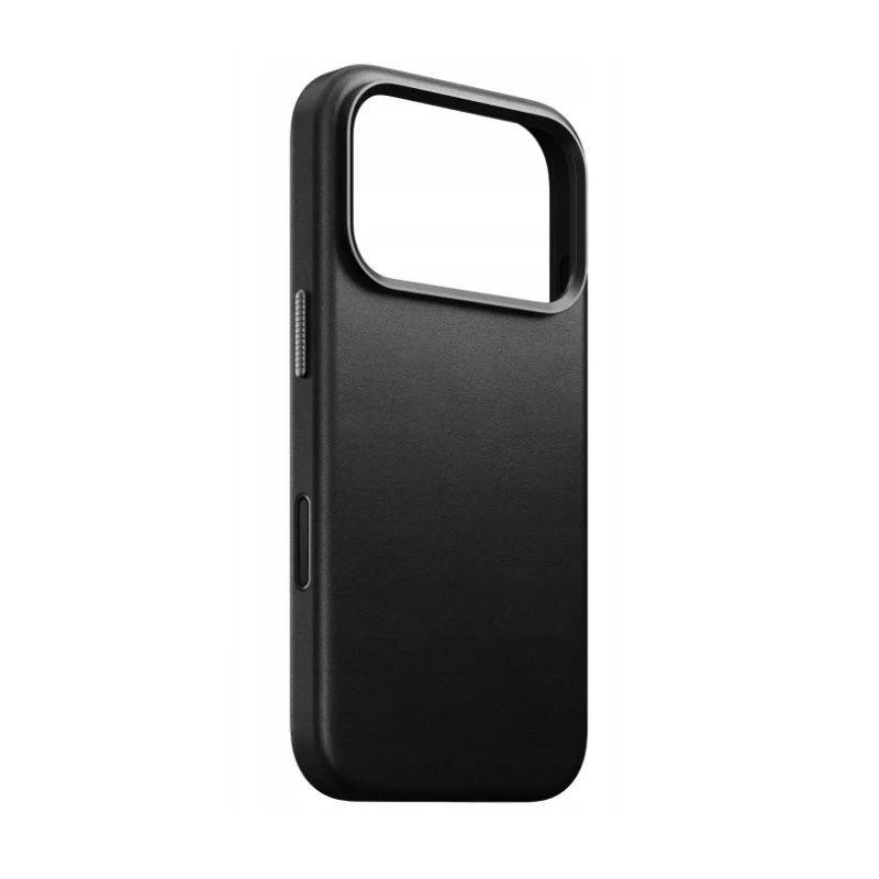 NOMAD Leather case plecki etui obudowa iPhone 17Pro MagSafe skóra naturalna (black)