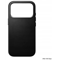 NOMAD Leather case plecki etui obudowa iPhone 17Pro MagSafe skóra naturalna (black)