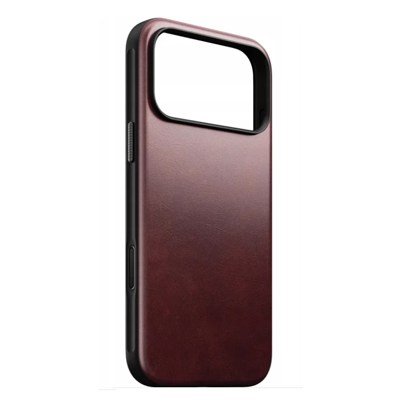 NOMAD pokrowiec case etui skórzane iPhone 17 Pro Max MagSafe skóra Horween (burgundy)