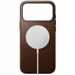 NOMAD Leather case plecki etui iPhone 17 Pro Max MagSafe skóra naturalna (brown)
