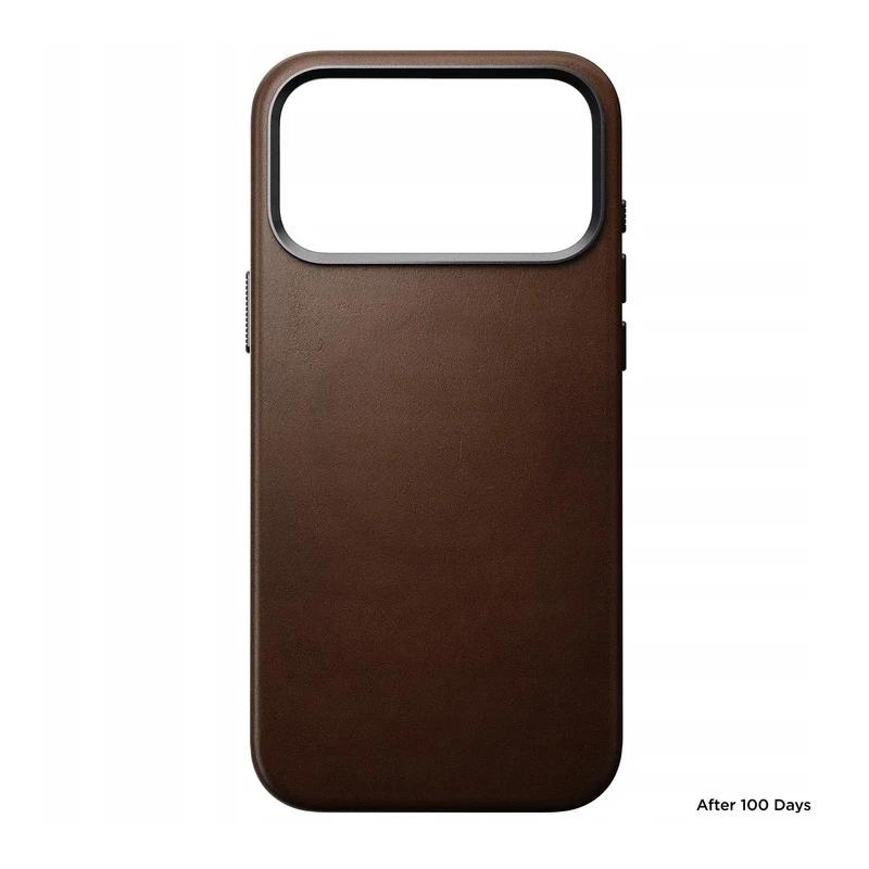 NOMAD Leather case plecki etui iPhone 17 Pro Max MagSafe skóra naturalna (brown)