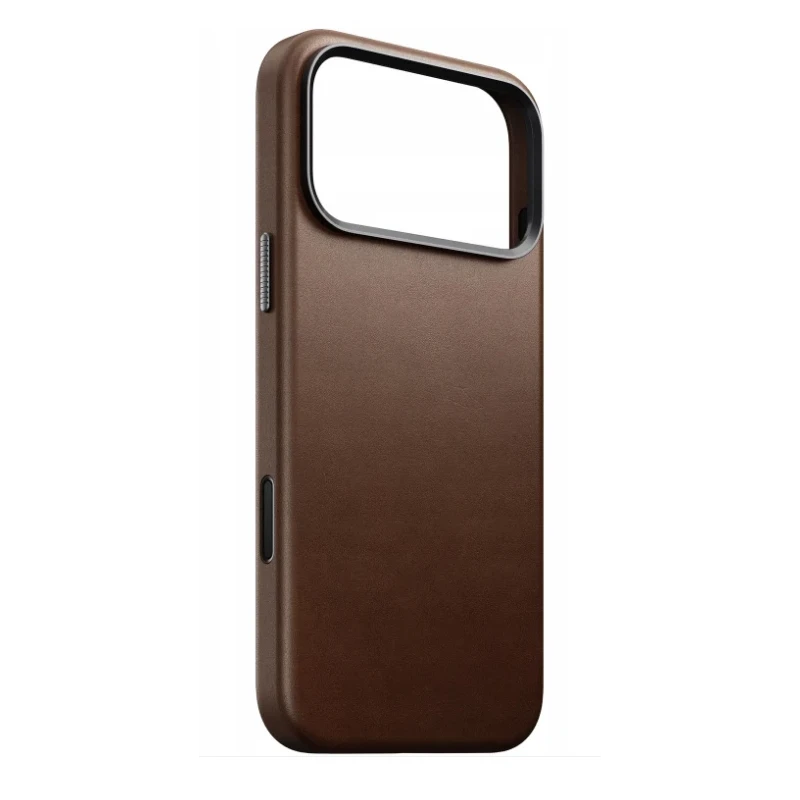 NOMAD Leather case plecki etui iPhone 17 Pro Max MagSafe skóra naturalna (brown)