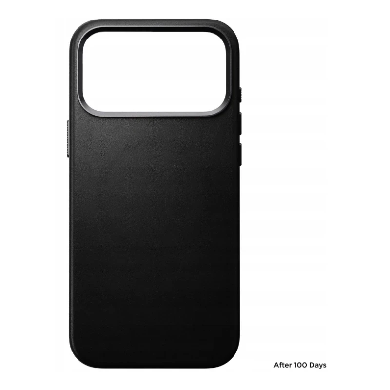 NOMAD Leather case plecki etui iPhone 17 Pro Max MagSafe skóra naturalna (black)