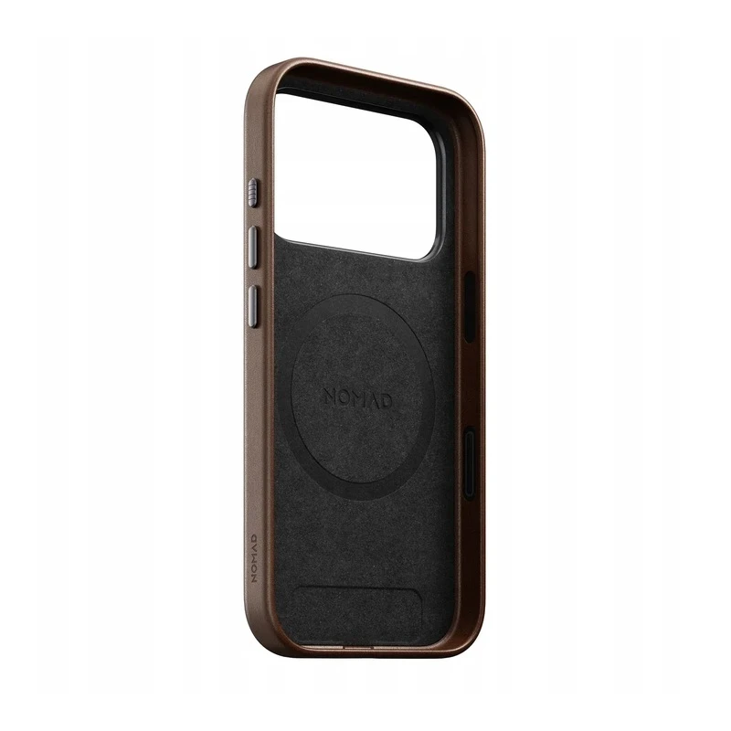 NOMAD Leather case plecki etui obudowa iPhone 17Pro MagSafe skóra naturalna (brown)