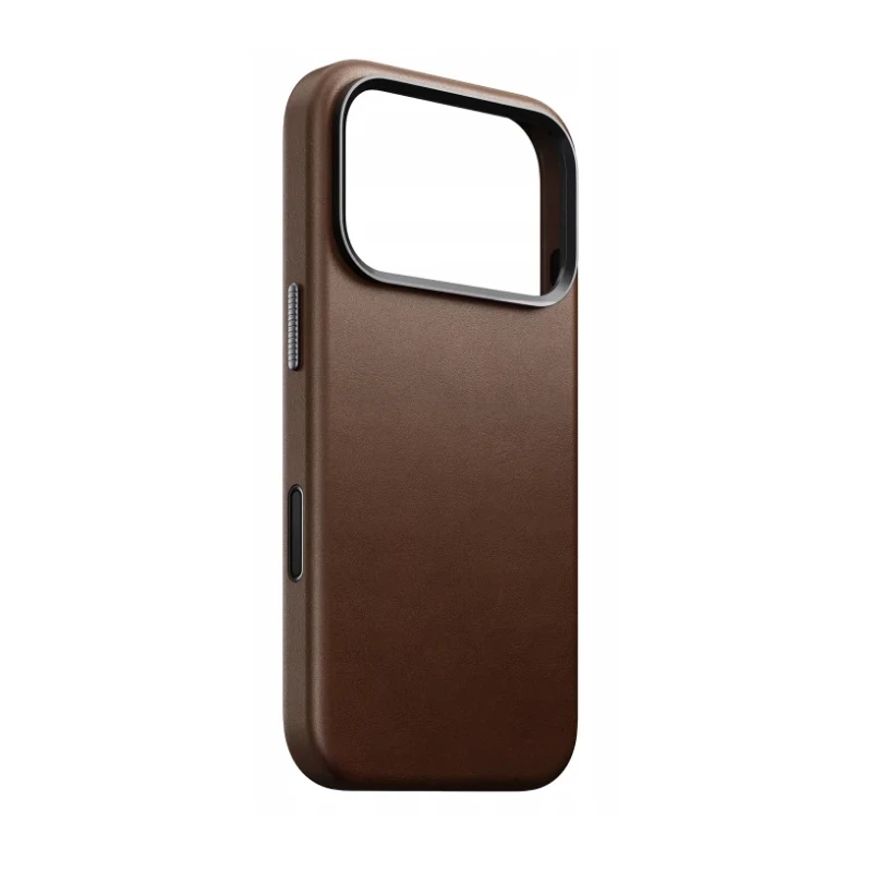 NOMAD Leather case plecki etui obudowa iPhone 17Pro MagSafe skóra naturalna (brown)
