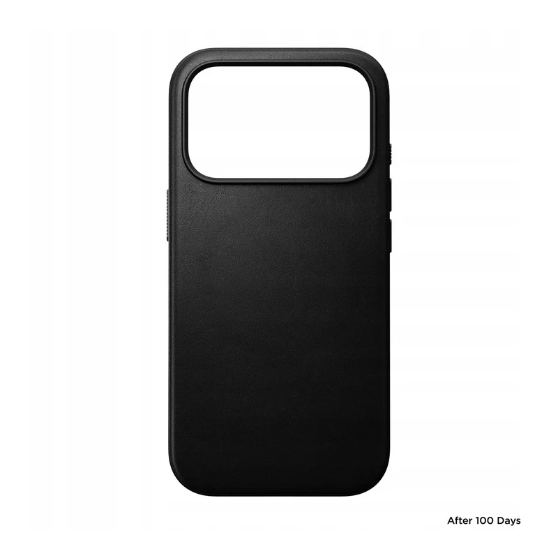 NOMAD Modern Leather Case - skórzane etui do iPhone 17 Pro kompatybilne z MagSafe (black)