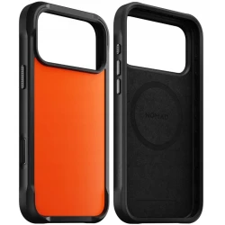 NOMAD pancerne etui plecki case iPhone 17 Pro z MagSafe ultra orange