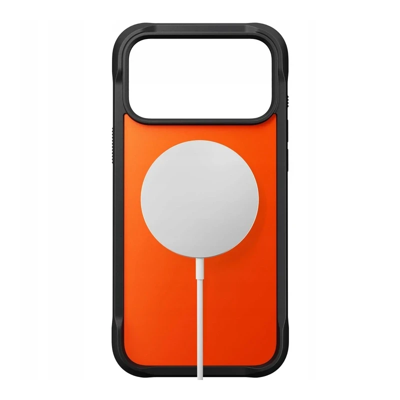 NOMAD Rugged Case - etui do iPhone 17 Pro kompatybilne z MagSafe (ultra orange)