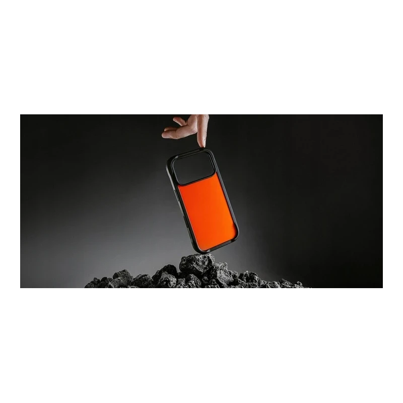NOMAD Rugged Case - etui do iPhone 17 Pro kompatybilne z MagSafe (ultra orange)