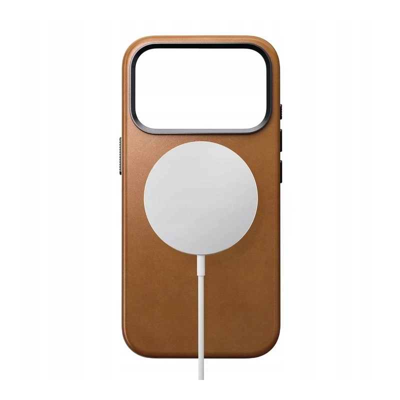 NOMAD pokrowiec case etui skórzane iPhone 17 Pro MagSafe skóra Horween (english tan-c)