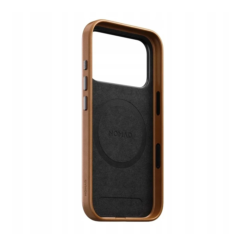 NOMAD pokrowiec case etui skórzane iPhone 17 Pro MagSafe skóra Horween (english tan-c)