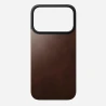 NOMAD nakładka magnetyczna plecki iPhone 17 Pro MagSafe skóra Horween (rustic brown)