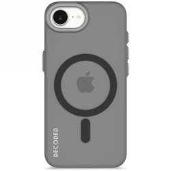 Decoded Silicone Backcover - silikonowa obudowa ochronna do iPhone 16e kompatybilna z MagSafe (frosted black)