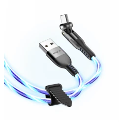 Statik PowerPivot GloBright Pro - kabel USB-C - USB-C 1m, z podświetleniem LED