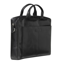 dbramante1928 Amalienborg - skórzana torba z paskiem na ramię oraz kieszenią na laptop 15" (black)