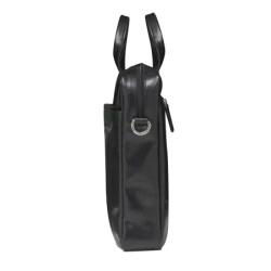 dbramante1928 Amalienborg - skórzana torba z paskiem na ramię oraz kieszenią na laptop 15" (black)