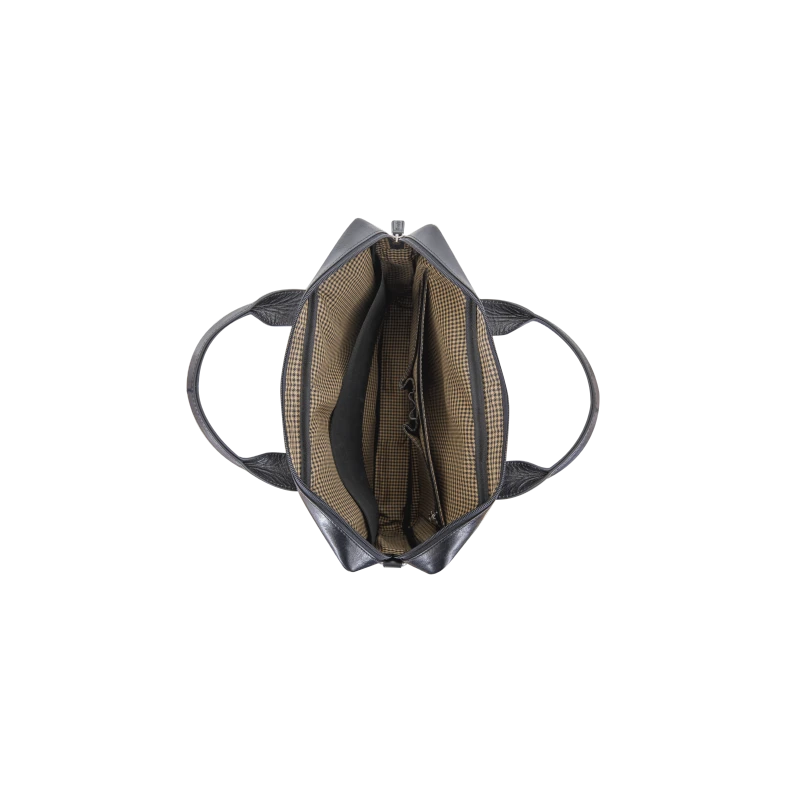 dbramante1928 Amalienborg - skórzana torba z paskiem na ramię oraz kieszenią na laptop 15" (black)