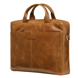 dbramante1928 Amalienborg - skórzana torba z paskiem na ramię oraz kieszenią na laptop 15" (tan)