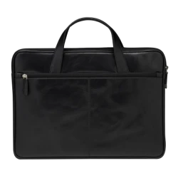 dbramante1928 Silkeborg - skórzana torba na laptop 15" (black)