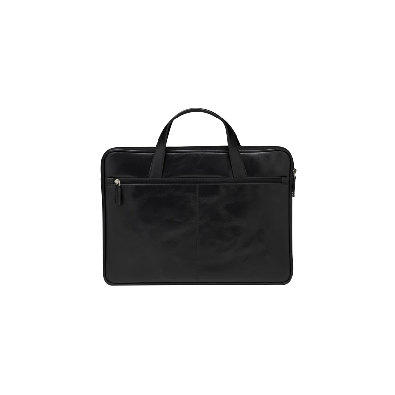 dbramante1928 Silkeborg - skórzana torba na laptop 15" (black)