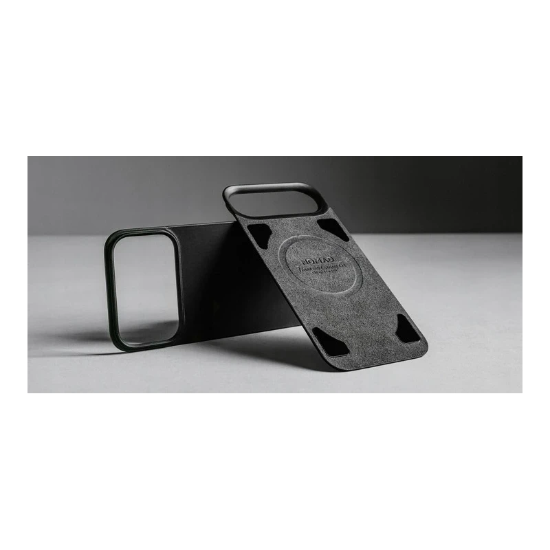 NOMAD nakładka magnetyczna plecki iPhone 17 Pro MagSafe skóra Horween (black)
