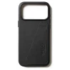 Mujjo Wallet case plecki etui skórzane portfel iPhone 17 Pro Max MagSafe (black)