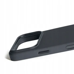 Mujjo case etui skórzane plecki obudowa iPhone 17 Pro MagSafe (basalt)