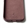 Mujjo case etui skórzane plecki obudowa iPhone 17 Pro MagSafe (bronze red)