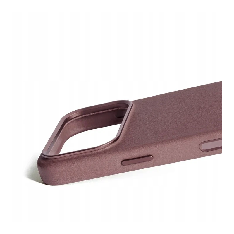 Mujjo Leather Case - etui skórzane do iPhone 17 Pro kompatybilne z MagSafe (bronze red)