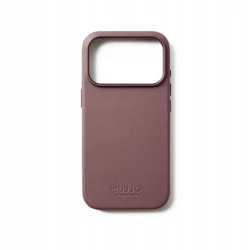 Mujjo case etui skórzane plecki obudowa iPhone 17 Pro MagSafe (bronze red)
