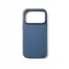 Mujjo case etui skórzane plecki obudowa iPhone 17 Pro MagSafe (monaco blue)