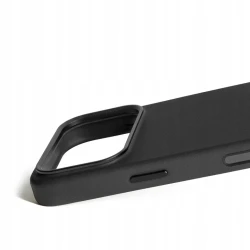 Mujjo case etui skórzane plecki obudowa iPhone 17 Pro MagSafe (black)