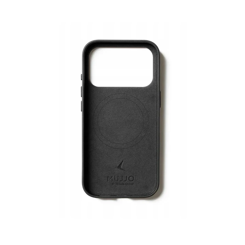 Mujjo Leather Case - etui skórzane do iPhone 17 Pro kompatybilne z MagSafe (black)