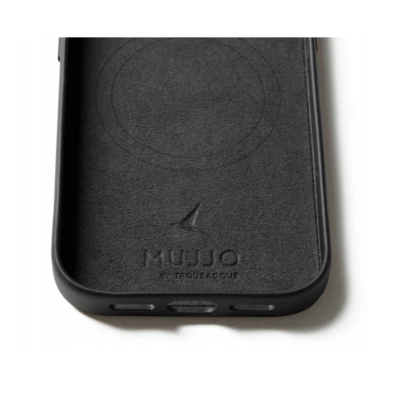 Mujjo Leather Case - etui skórzane do iPhone 17 Pro kompatybilne z MagSafe (black)